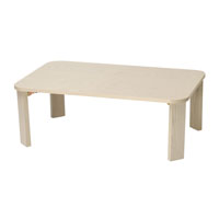 折脚ローテーブル900 ホワイトウォッシュ SLT-900(WW)