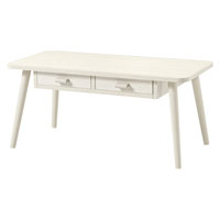 引き出し付きローテーブル ホワイトウォッシュ MT-638NWS