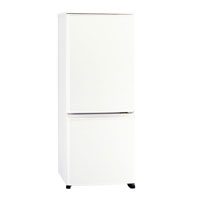 三菱　2ドア冷蔵庫 マットホワイト MR-P15K(W)