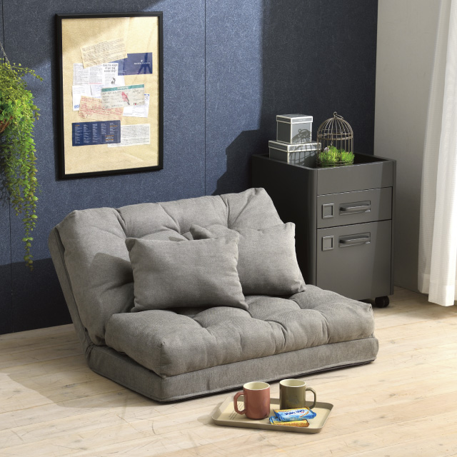 ソファベッド グレー SLB-110(GRY)