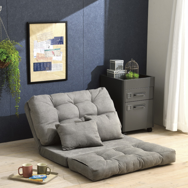 ソファベッド グレー SLB-110(GRY)