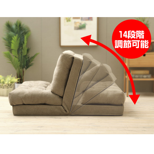 ソファベッド グレー SLB-110(GRY)