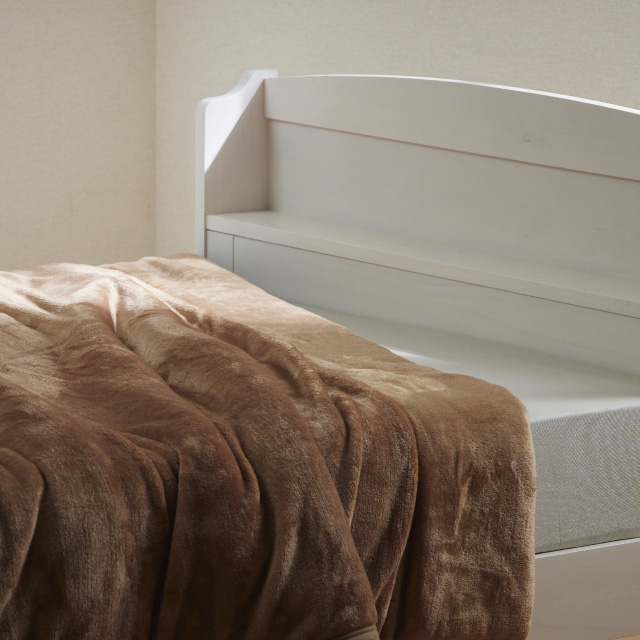 2枚合わせ毛布 ブラウン SLS-02(BR)