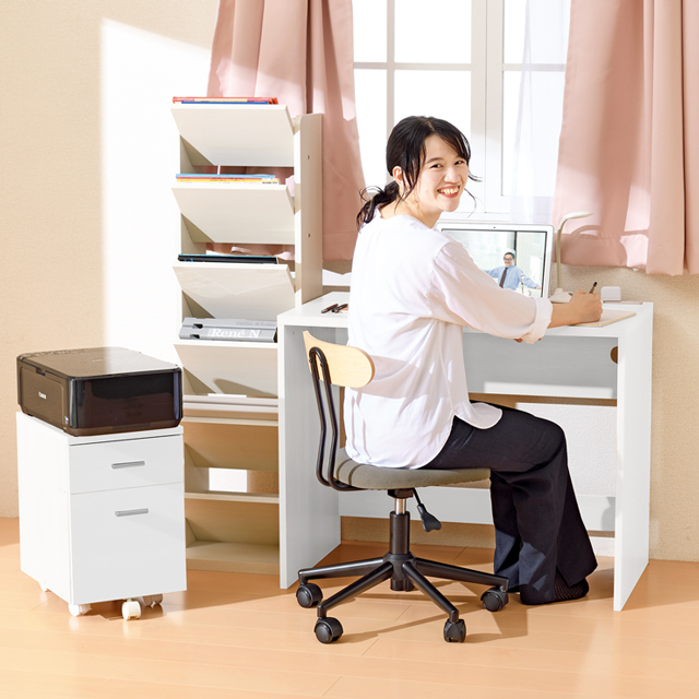 ライフデスク ホワイト 87151