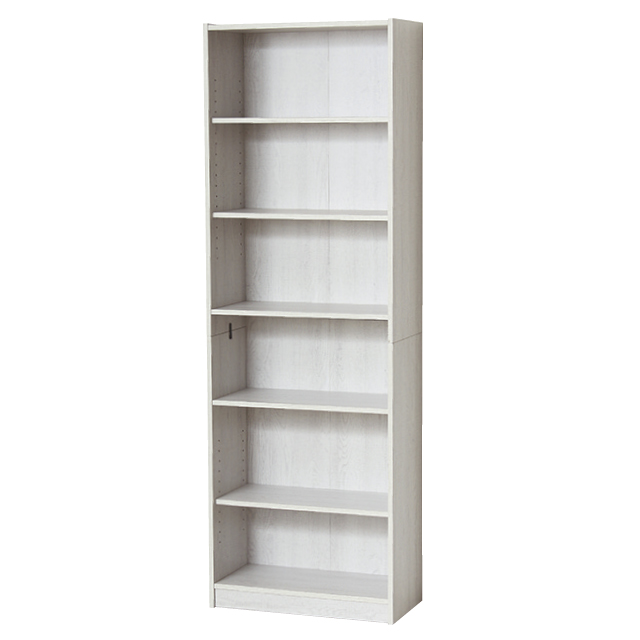 らくらく組立文庫本棚　W600 ホワイト 25504