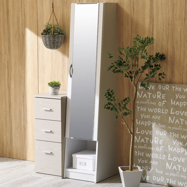 ミラーラック ホワイト SLM-01(WH)