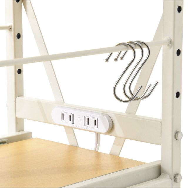 スチールラックスリムタイプ ナチュラル SLR-20(NA)