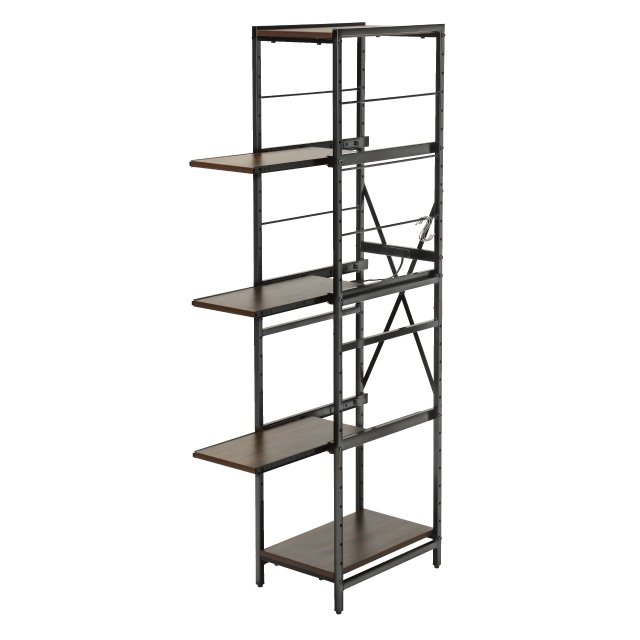 スチールラックスリムタイプ ブラウン SLR-20(BR)