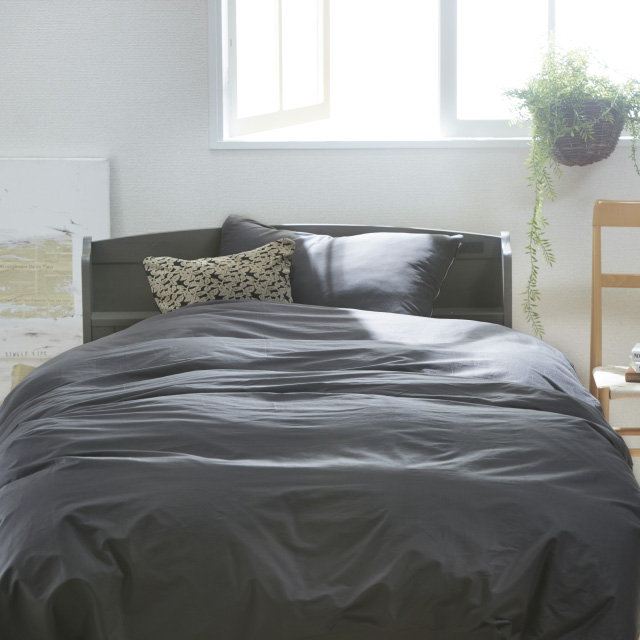 ポケットコイルマットレス（グレー）＋羽毛布団セット グレー 