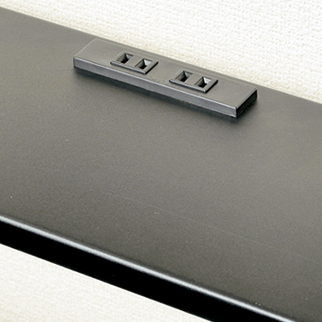 シングルベッド宮付引出付 ホワイト SLB-07(WH)