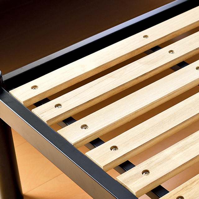 シングルベッド宮付引出付 ホワイト SLB-07(WH)