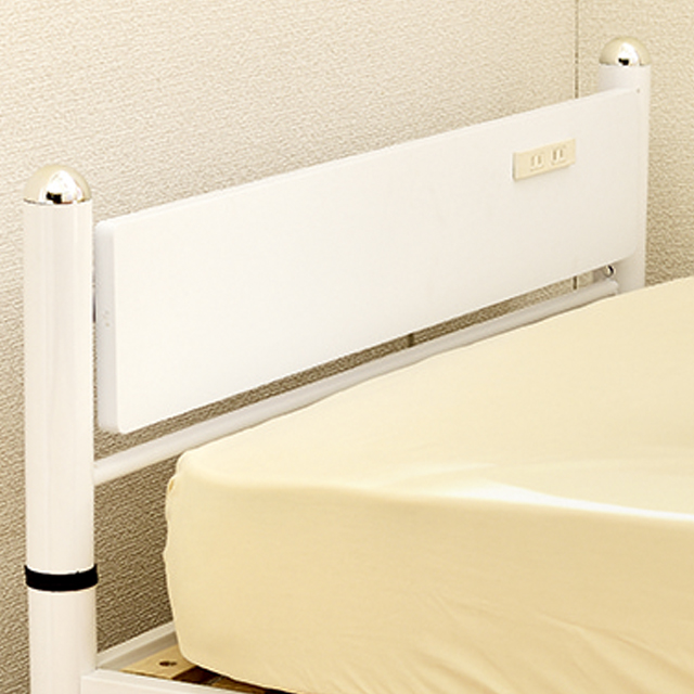 シングルベッド宮付引出付 ブラウン SLB-07(BR)