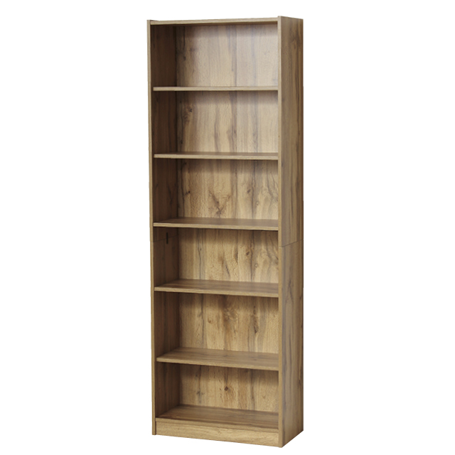 らくらく組立文庫本棚　W600 ナチュラル 25505