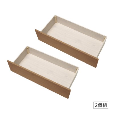 木製すのこベッド引出2個組